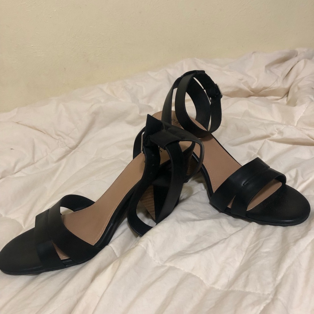 Torrid black heels in size 10